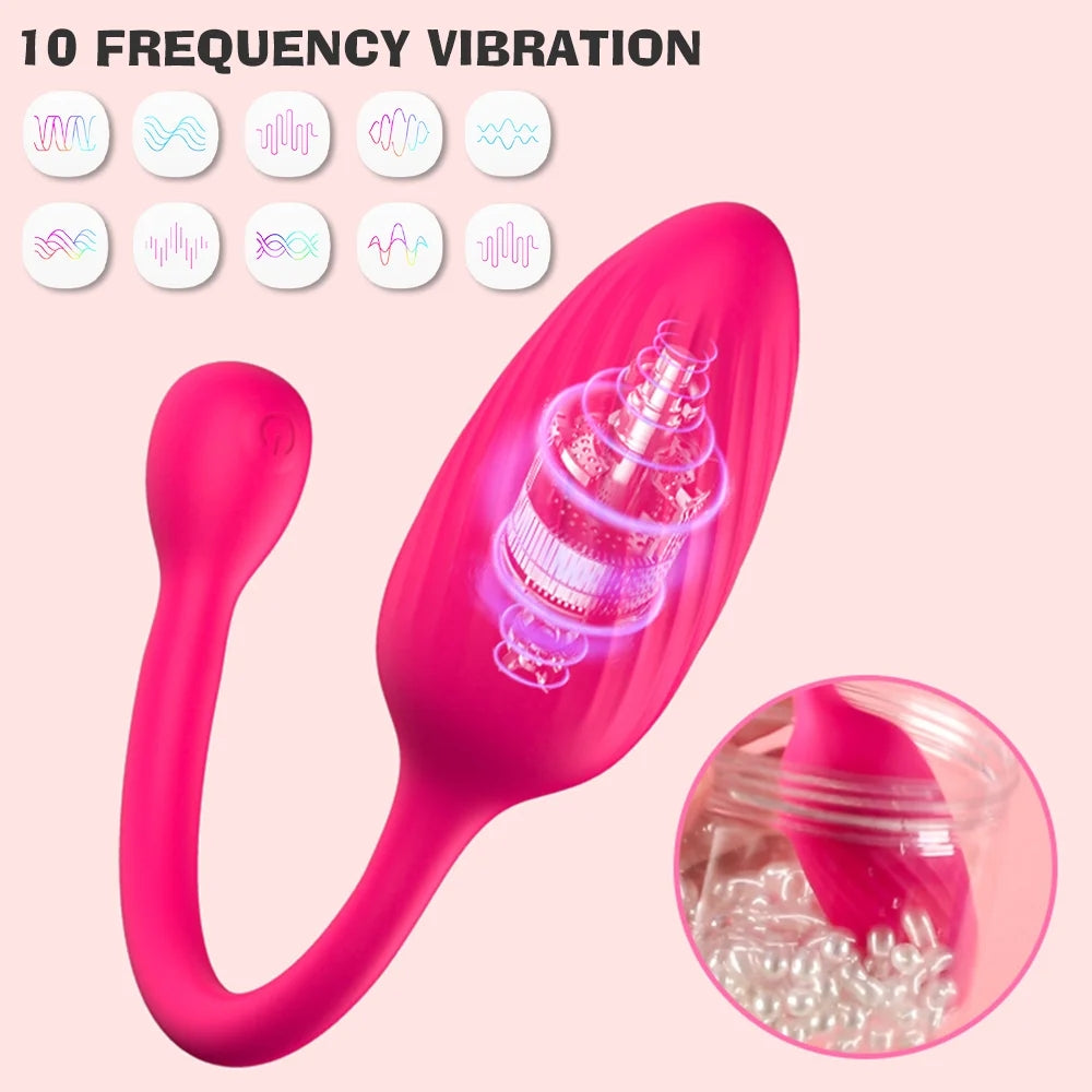 Remote Control Vibrating Egg Built-in Kegel Ball Panties Vibrator