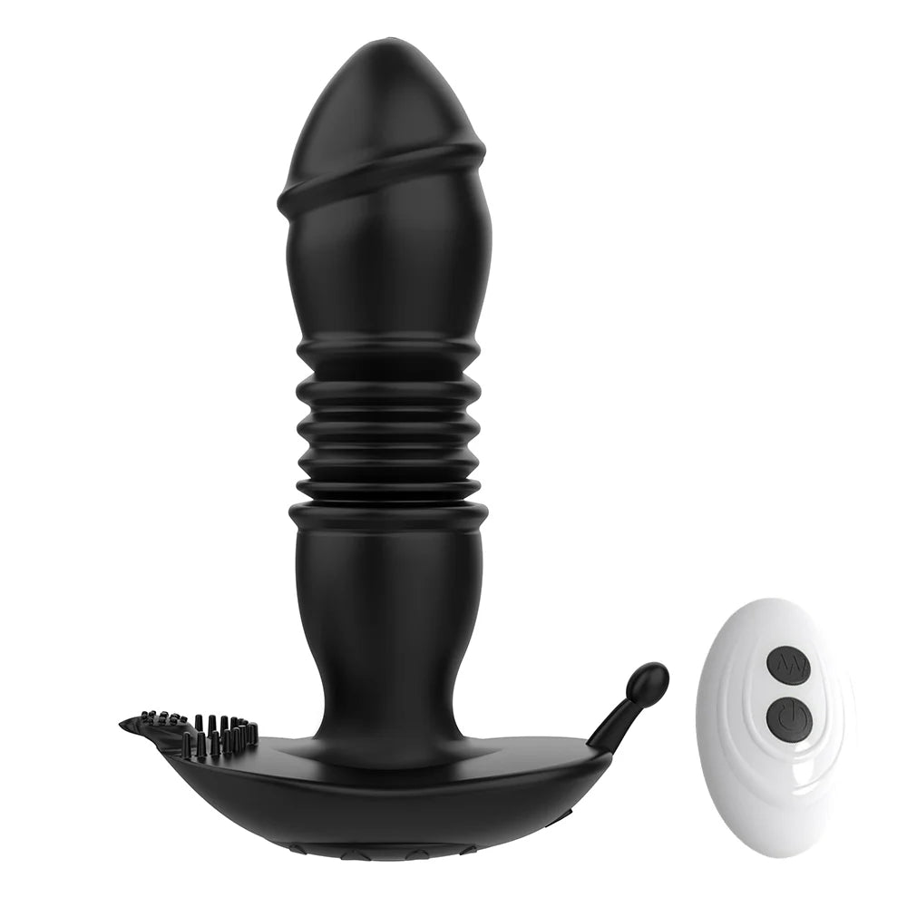 Telescopic G-spot Vibrator With Remote Control Anal Vibrator Prostate Massager