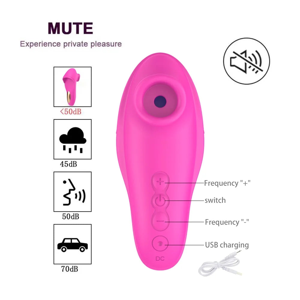 G-spot Finger Sucker Breast Massager Clitoris Vagina Stimulator