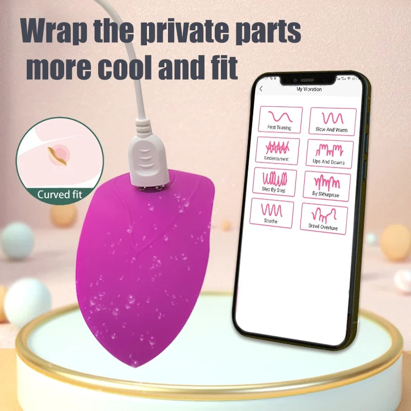 App/Remote Control Invisible Wearable Vibrator