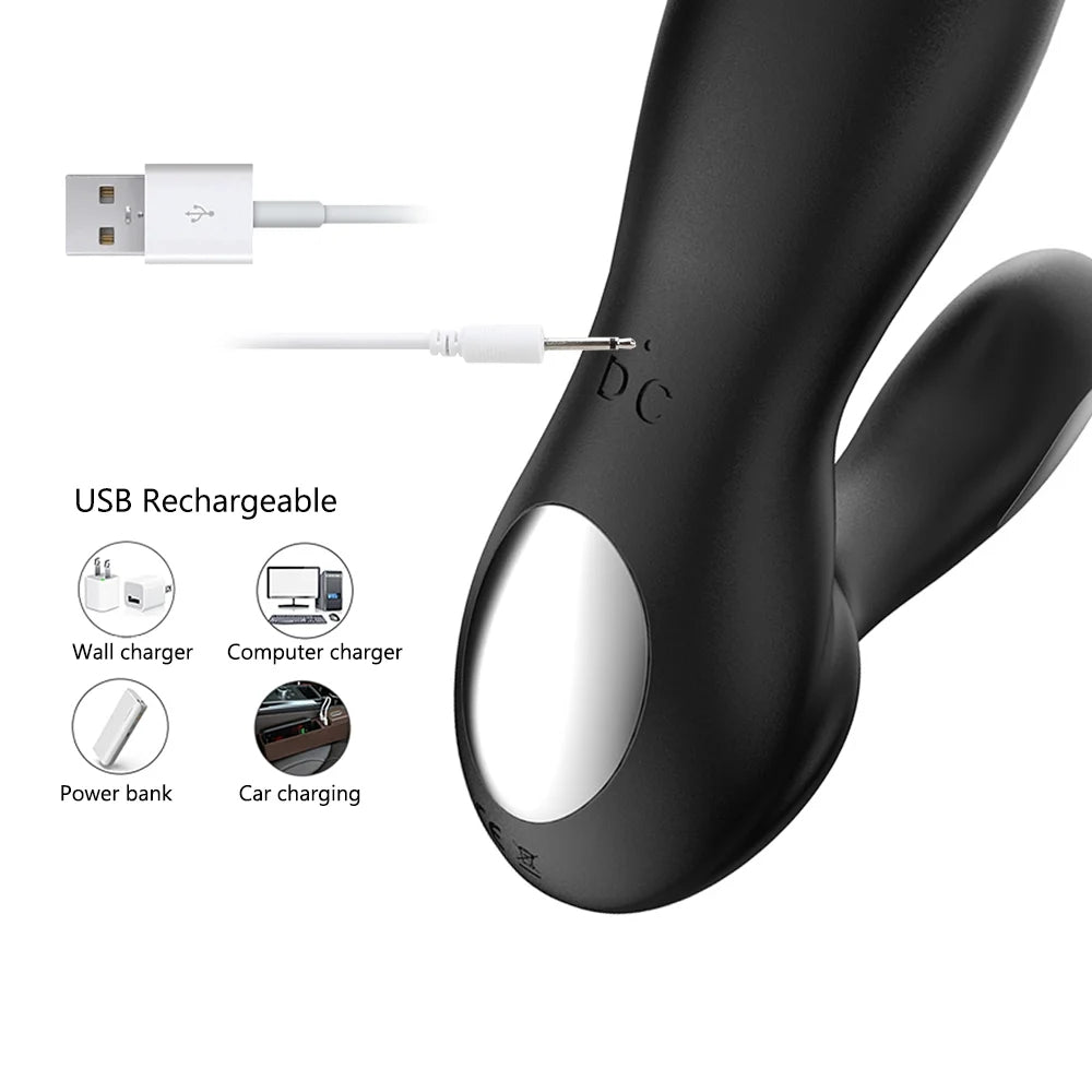 Anal Vibrator Anal Butt Plug 8 Speeds Electric Shock Prostate Massager