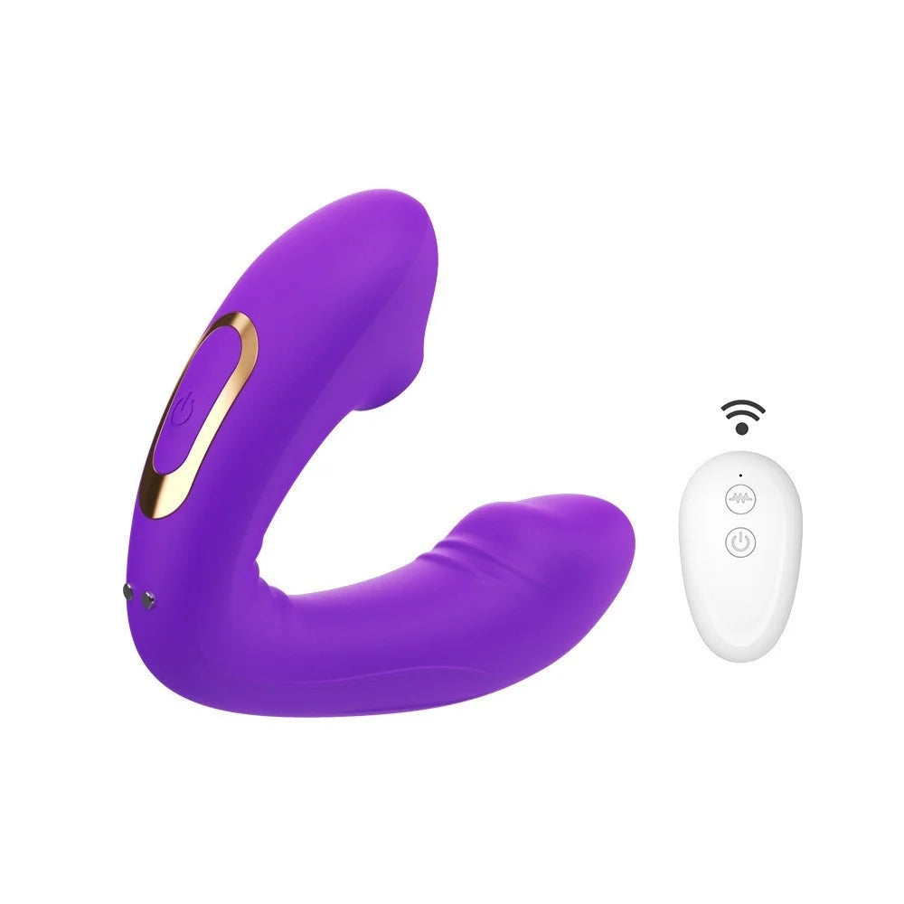 3-in-1 Wireless Remote Control Tongue-licking Sucking Panty Vibrator