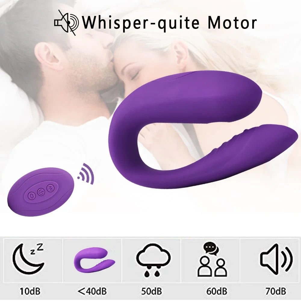 Rechargeable G-spot Vibrator Waterproof With 10 Powerful Vibrations Wireless Remote Control