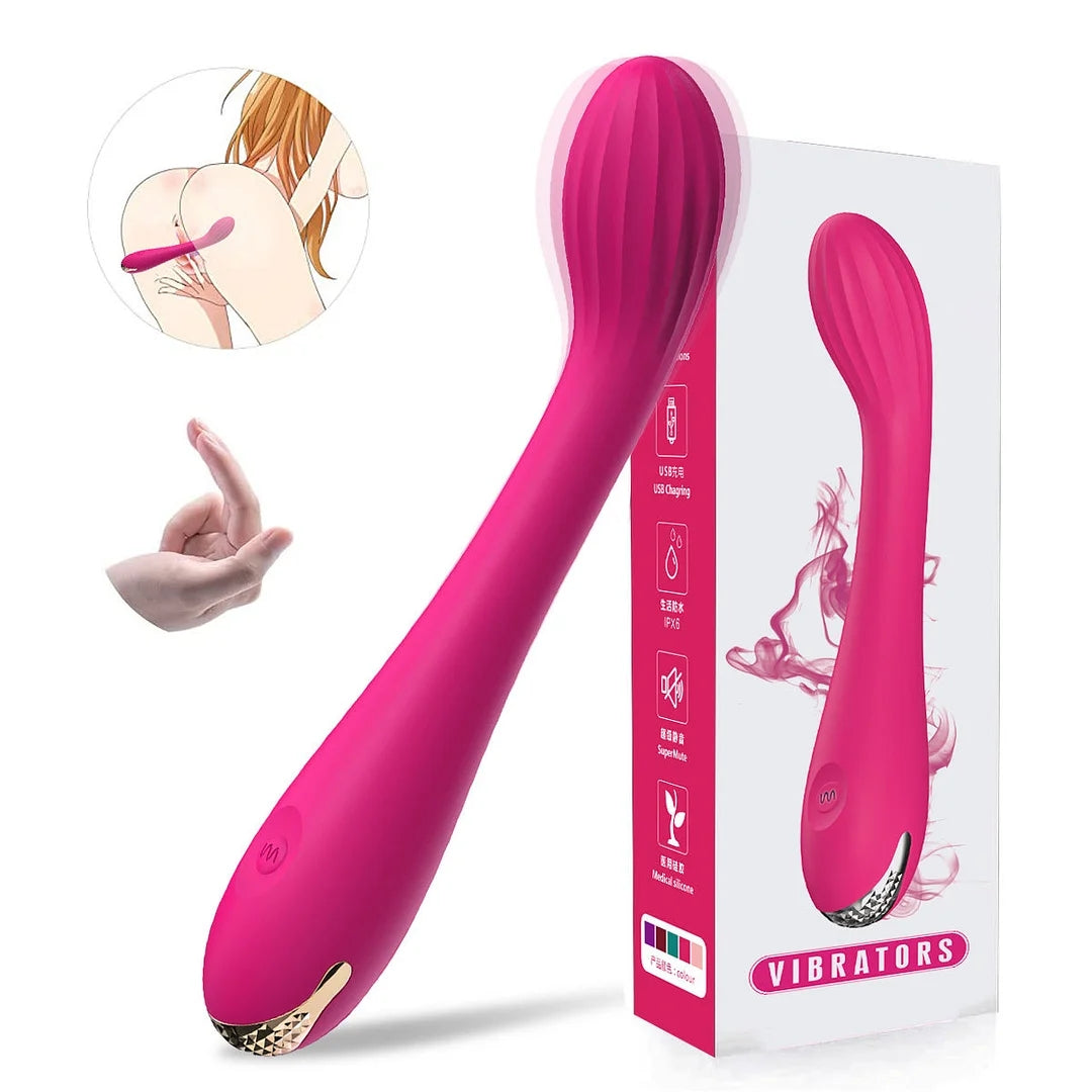 12 Frequency G-spot Masturbation Massage Stick Vibrator