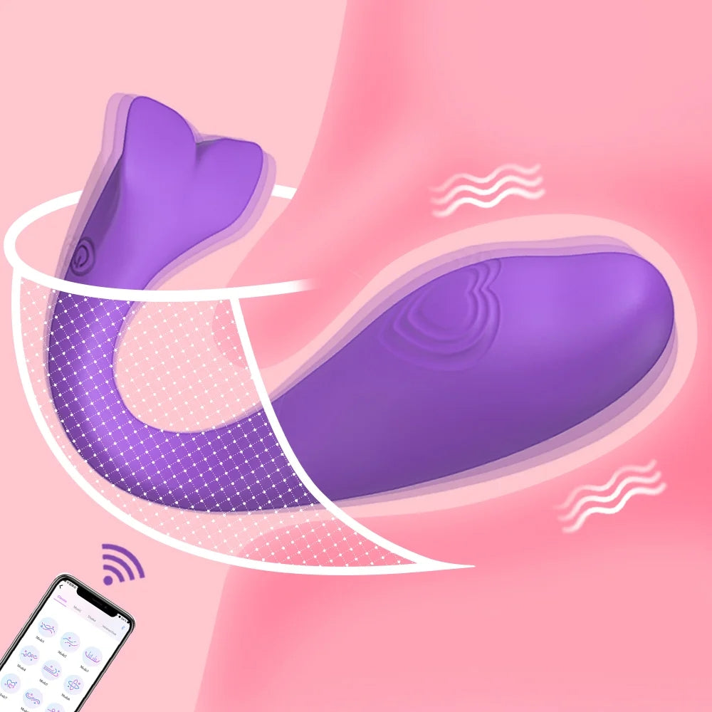 Remote Control App Bluetooth Vibrator For Women G-spot Clitoris Powerful Small Vibrator