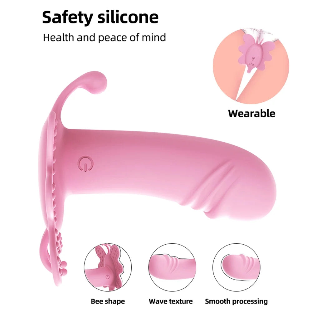 Wireless Remote Control Butterfly Panty Vibrator