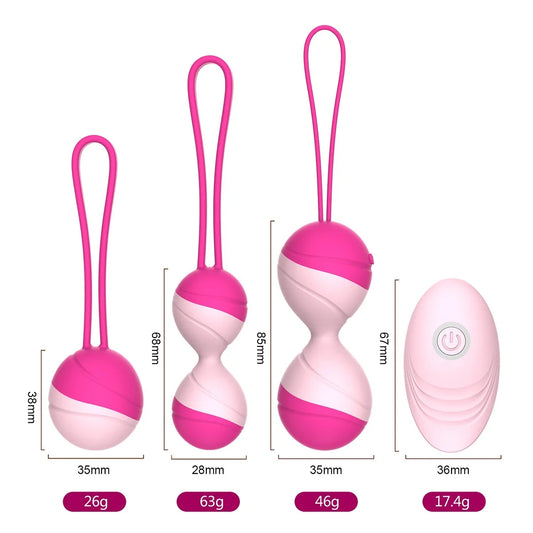 Two-color Series Remote Control Kegel Ball