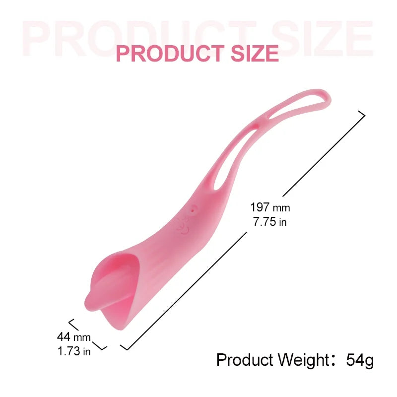 Honey Tongue Multi-frequency Tongue Licking Vibrator