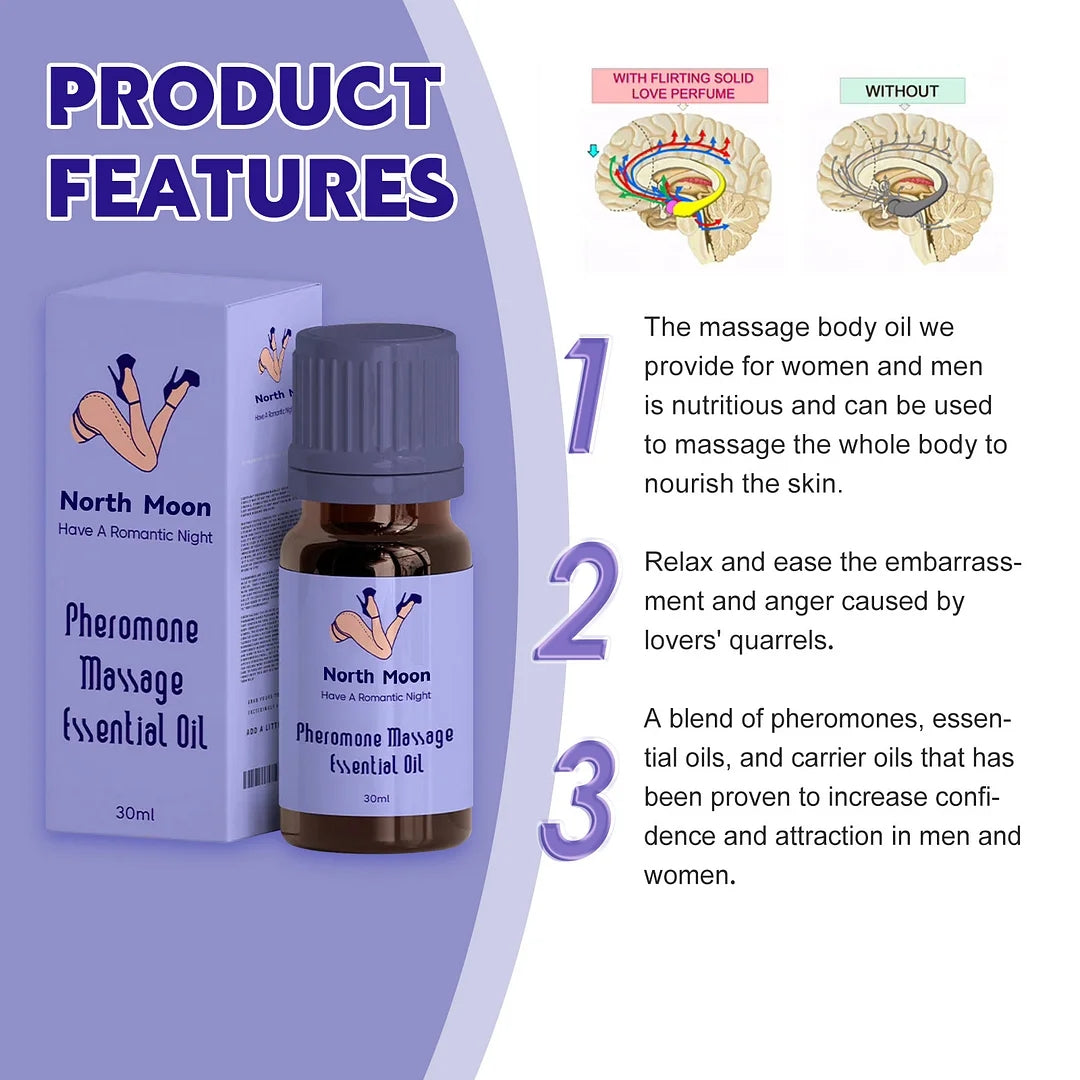 North Moon Pheromone Massage Essential Oil For Couple