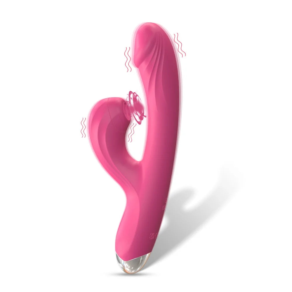 2-in-1 Sucking G-point Vibrator