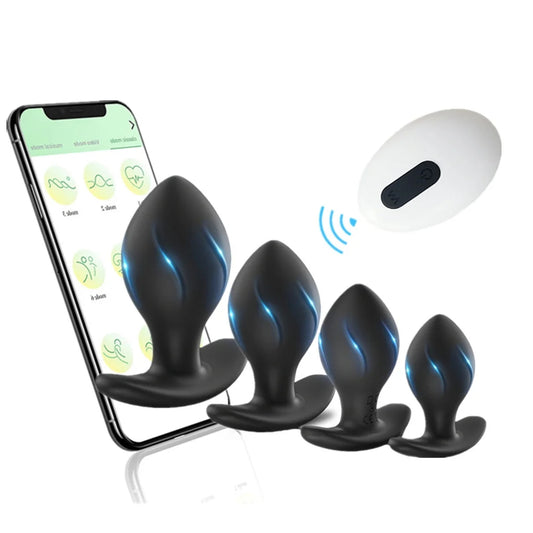 Four Sizes App / Wireless Remote Control Anal Vibrator