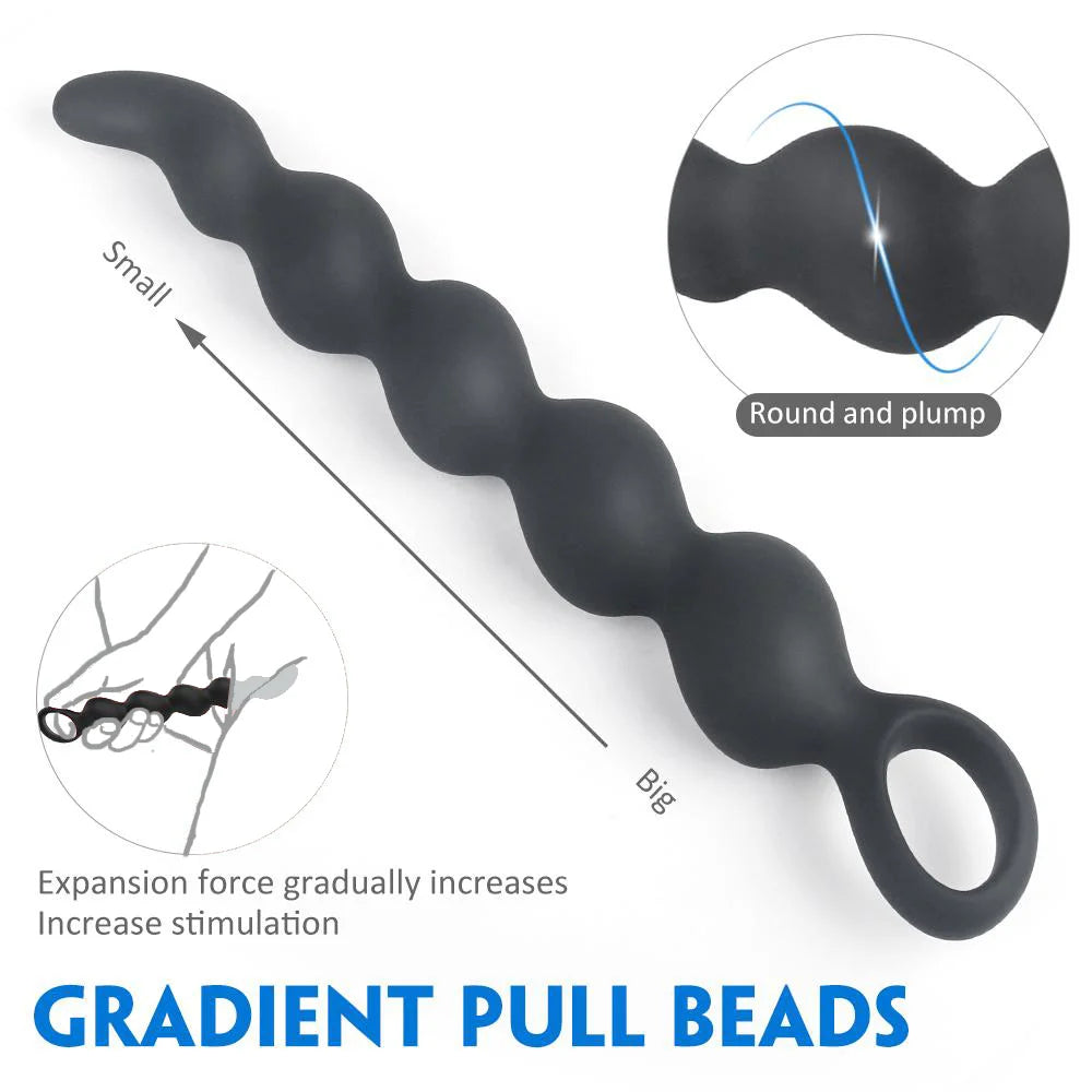 S-Hande S281 Silicone Anal Beads Anal Plug Backyard Beads