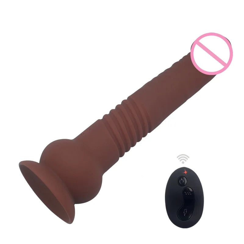 The Commander Remote Control Telescopic Vibrating Dildo