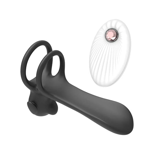 Remote Control Delayed Ejaculation Penis Ring Cock Ring G-spot Vaginal Stimulator