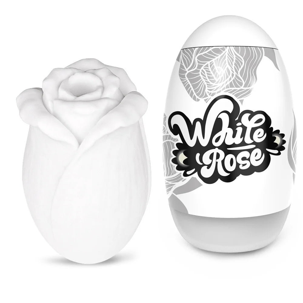 Rose Flower Portable Male Masturbator Egg