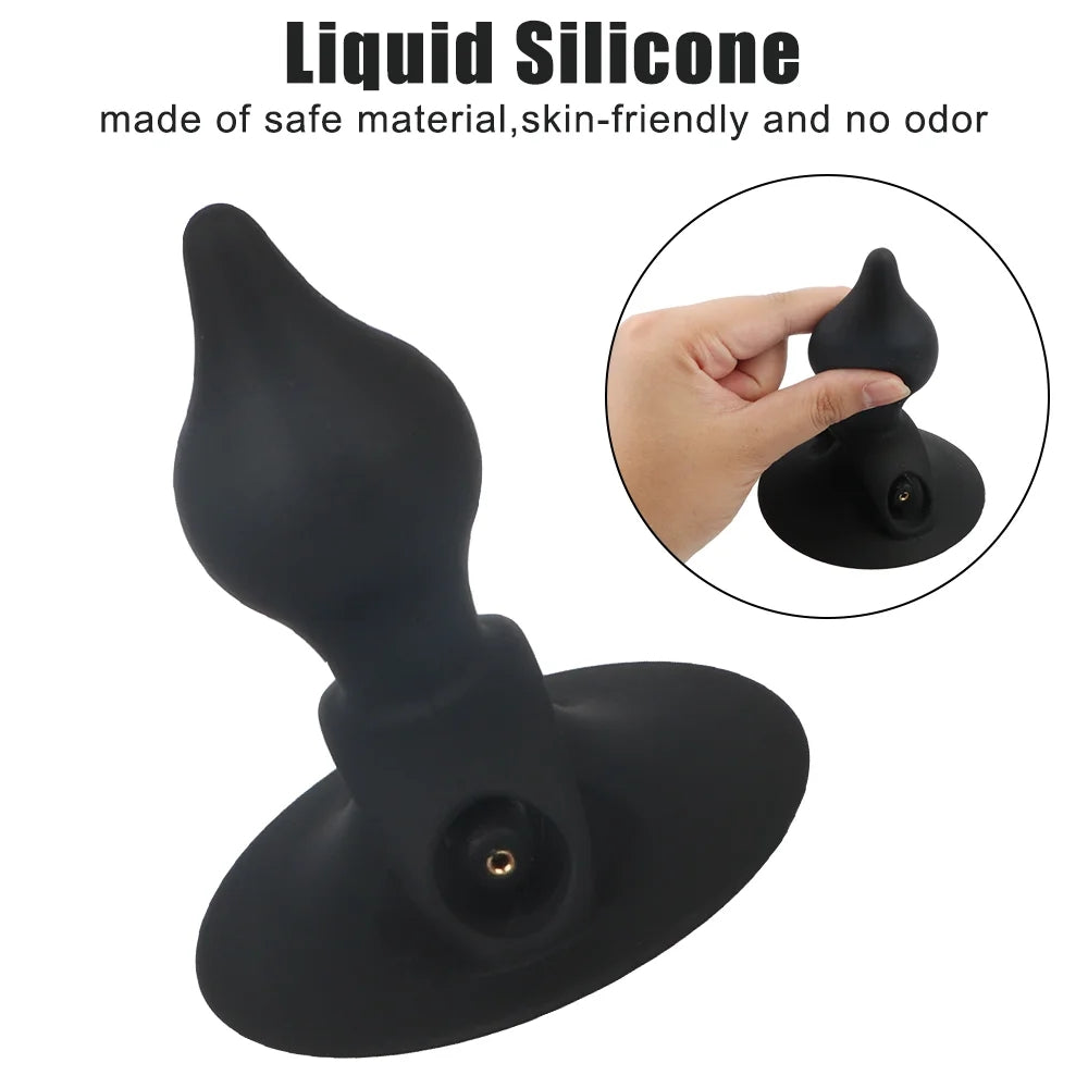 Inflatable Anus Stopper Sucker Anal Expansion Vestibule Prostate Massage Anus Expansion Adult Sex Toy