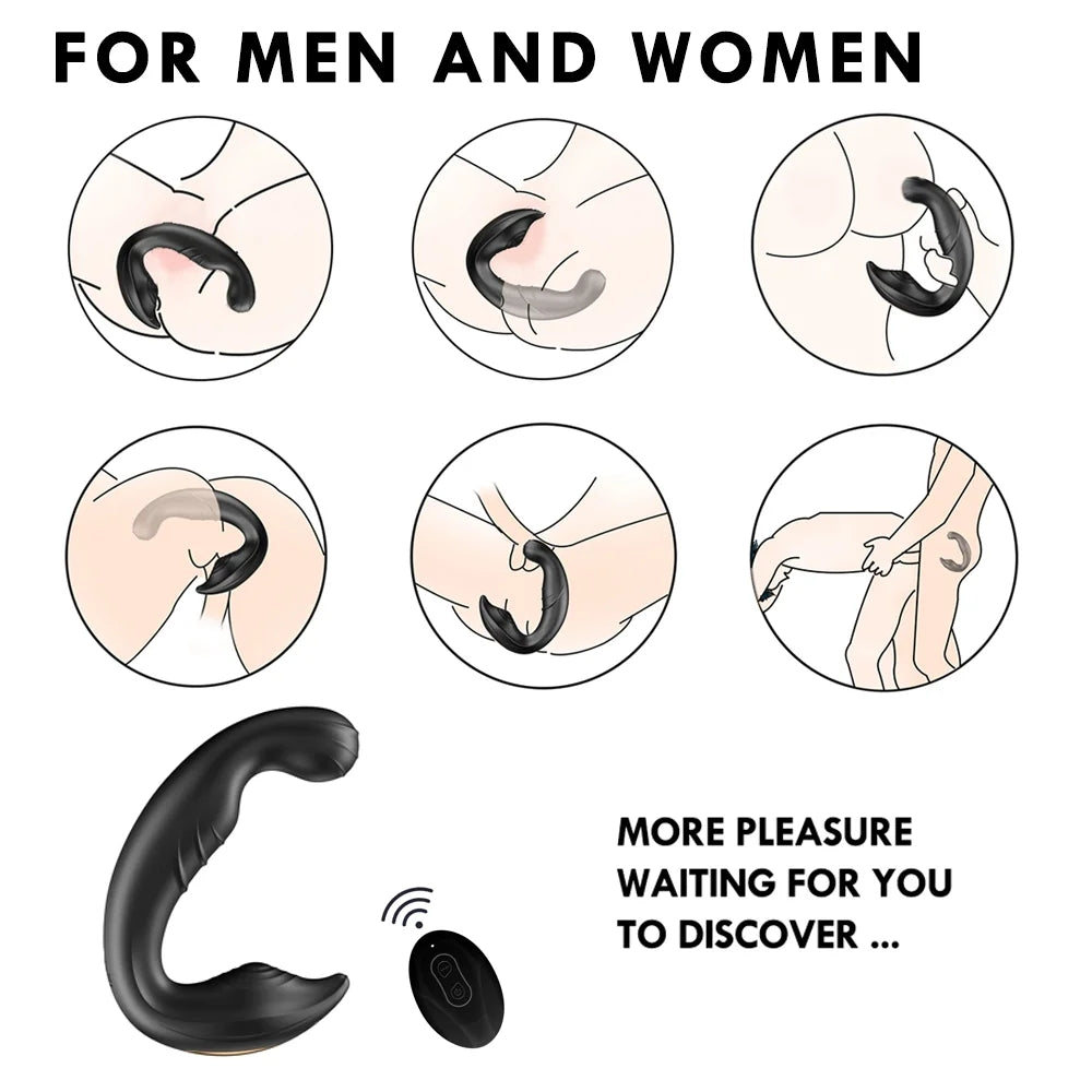 Wireless Remote Control Wearing Prostate Massager