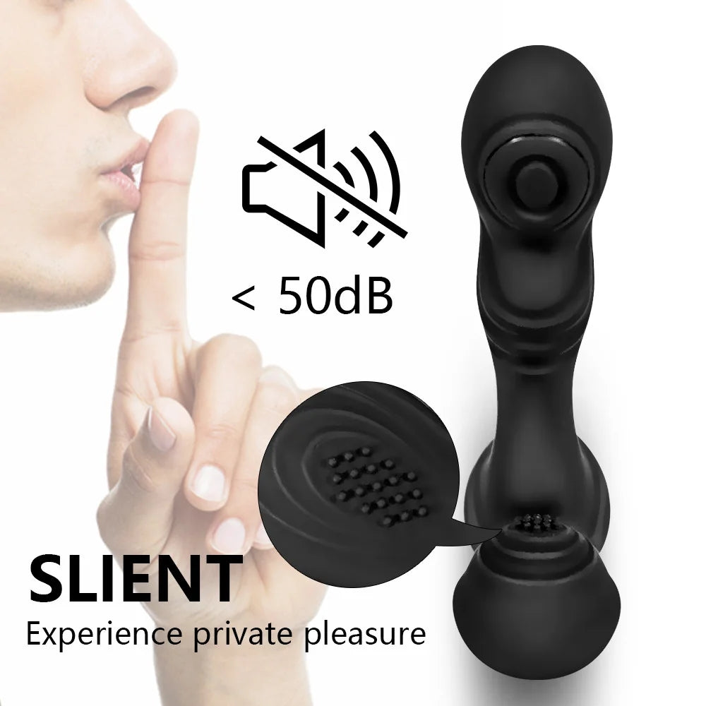 Wireless Remote Control 3-point Stimulating Prostate Vibrator