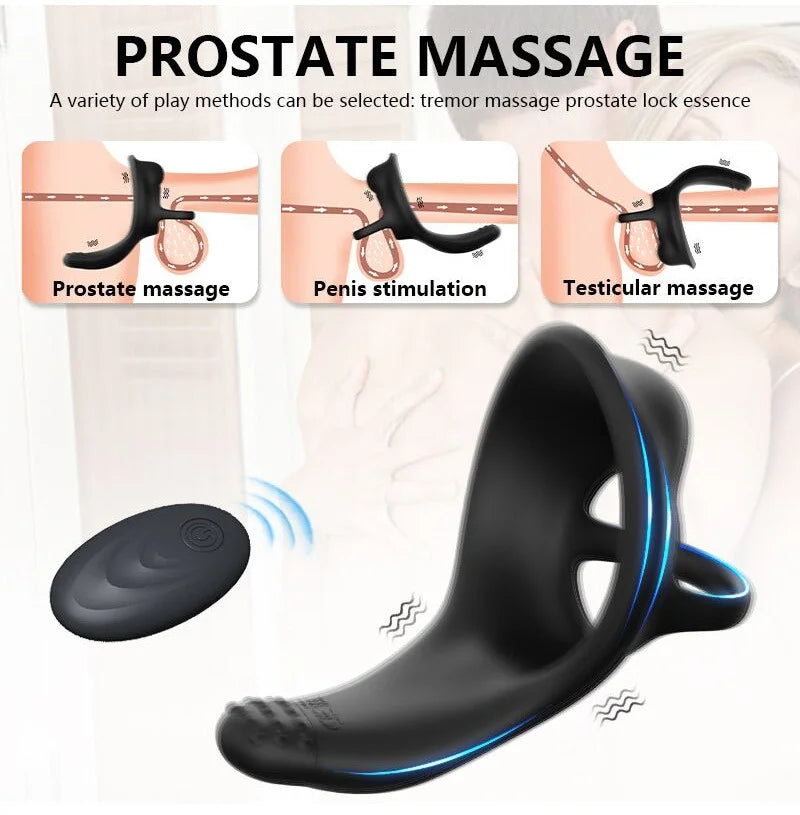 App & Wireless Remote Control Vibration Cock Ring & Prostate Massager