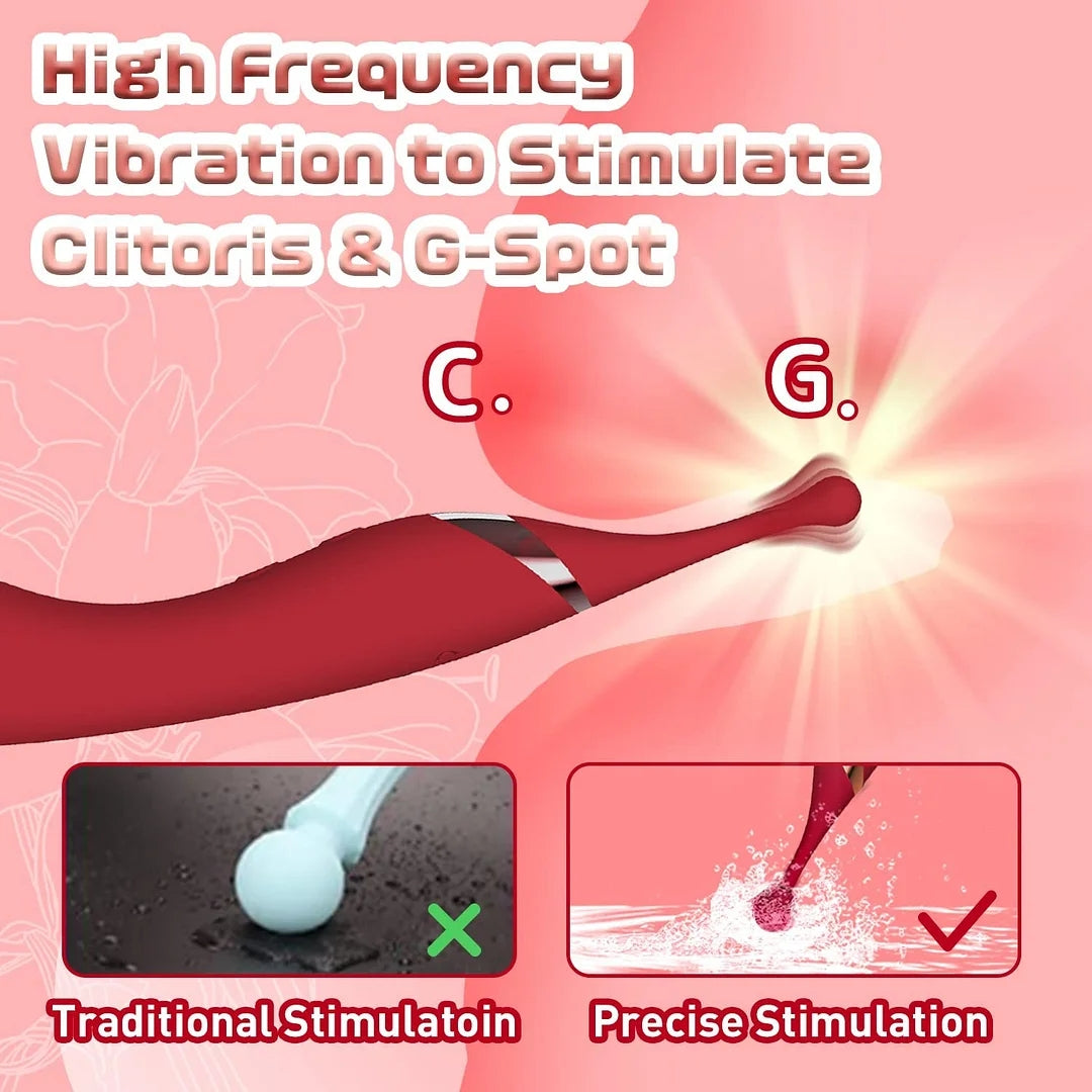 2-in-1 Multi Frequency Vibration Tapping Clit Stimulator