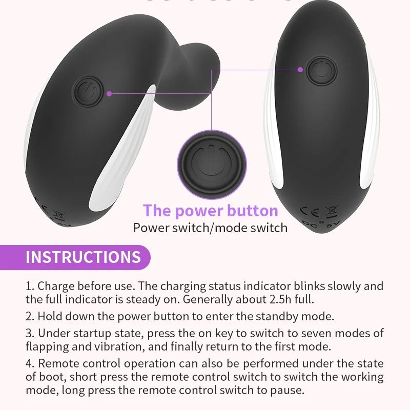 Swan Wireless Remote Control Wearable Vibrator