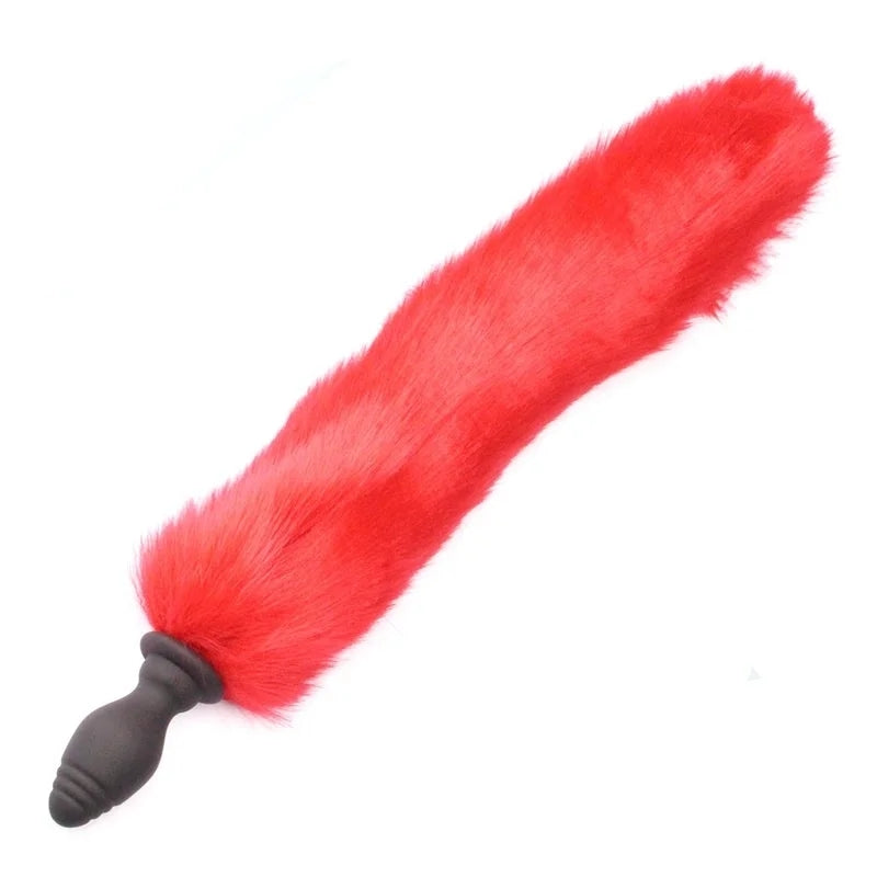 Wireless Remote Control Anal Plug Fox Tail Sex Toys For Adult