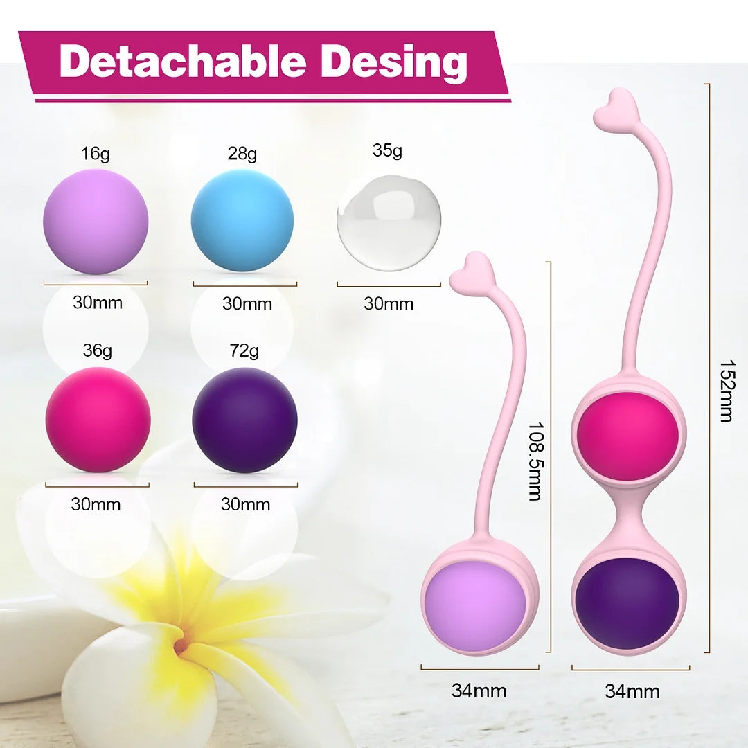 Different Weight Kegel Ball 5 Pieces Set