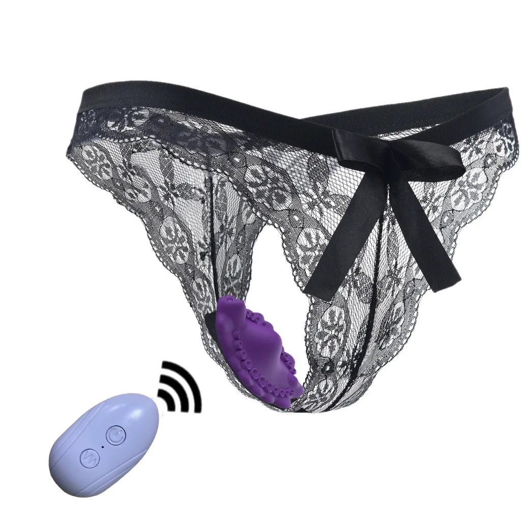 Wireless / App Remote Control 2-in-1 Wearable Vibrator With Panty