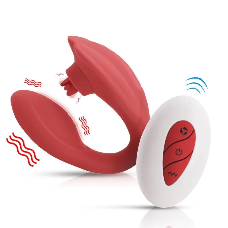 2-in-1 Wireless Remote Control Clit Stimulator & Panty Vibrator