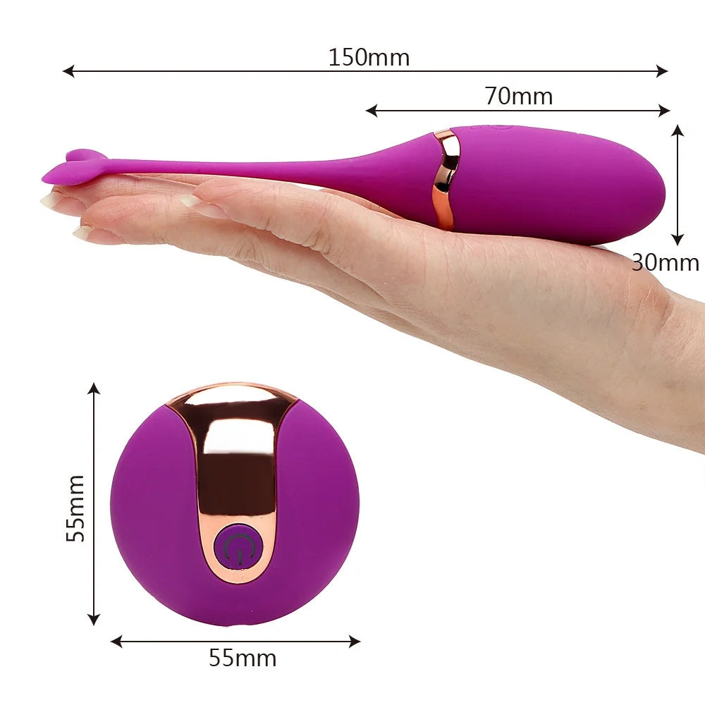 Wireless Whale Egg Remote Control Vibration Fish Tail