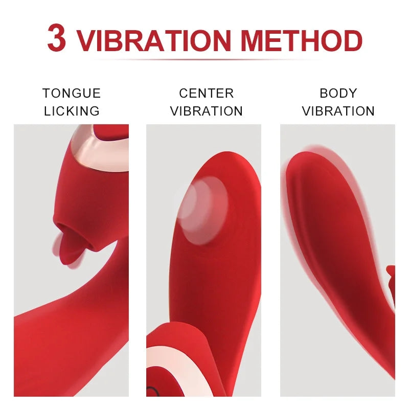 Tongue Licking Vibrator Bump Creeping Vibrator