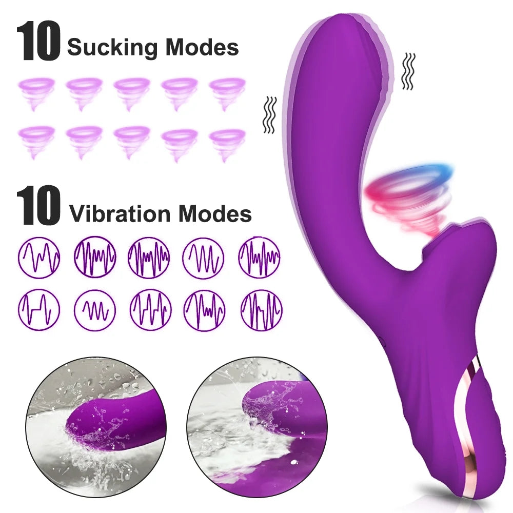 Clit Vibrator 10 Modes Clitoral Sucking Stimulator