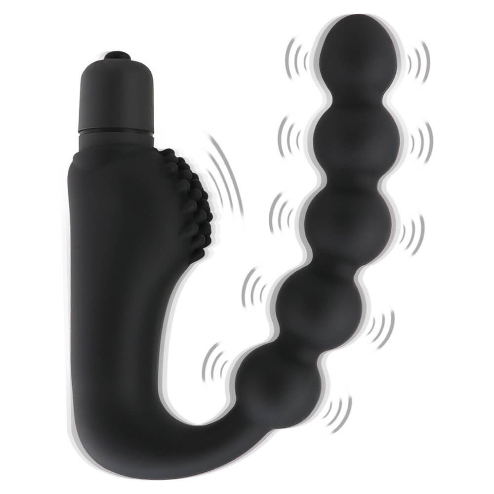 Silicone Granular Prostate Vibrator Massager Anal Plug Waterproof 10 S -  ZhenDuo Sex Shop