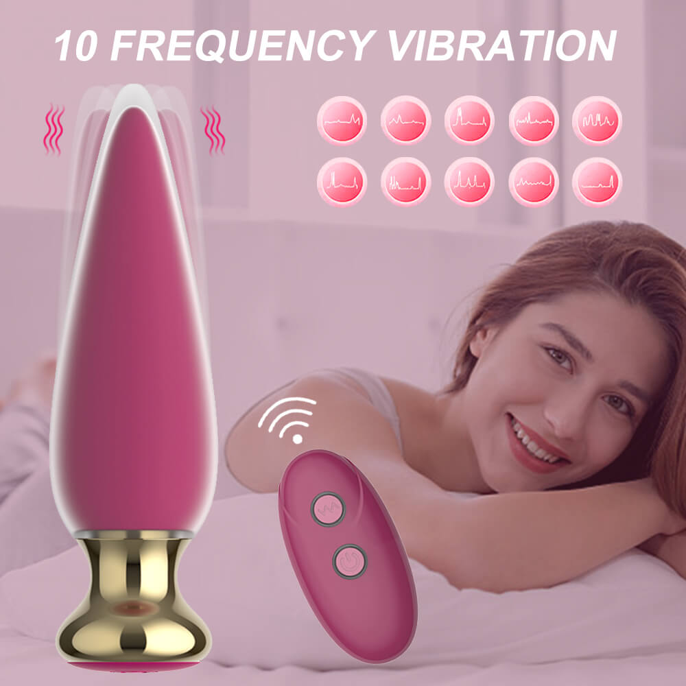 MY-610 Wireless Remote Anal Vibrator Vagina G Spot Butt Plug - ZhenDuo Sex  Shop