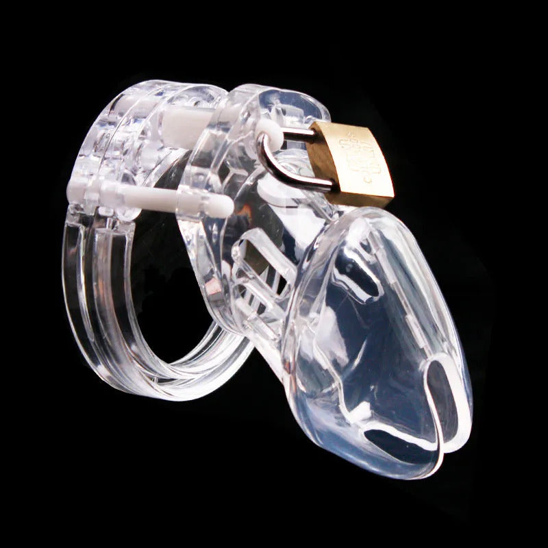 Men's Chastity Locking Device Cock Cage Penis Belt Lock