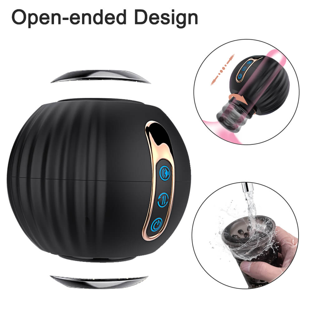 Telescopic Rotation Automatic Masturbator Dual Opened-end Sex Toy for Men-ZhenDuo Sex Shop-ZhenDuo Sex Shop