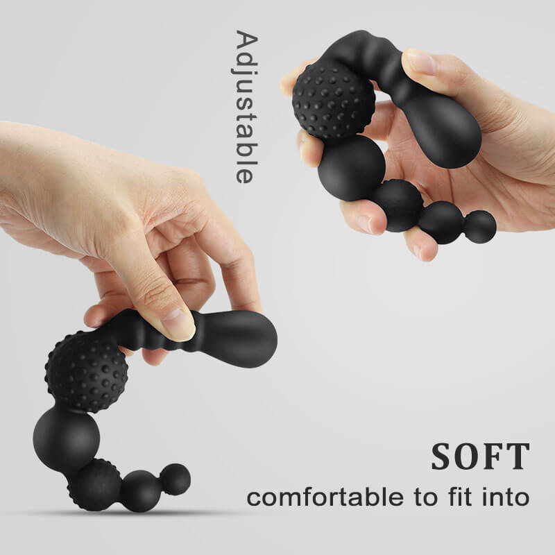 Jiuuy Soft Silicone Bead Butt Plug Anal Dilator for Adult Sex Toys-ZhenDuo Sex Shop-ZhenDuo Sex Shop