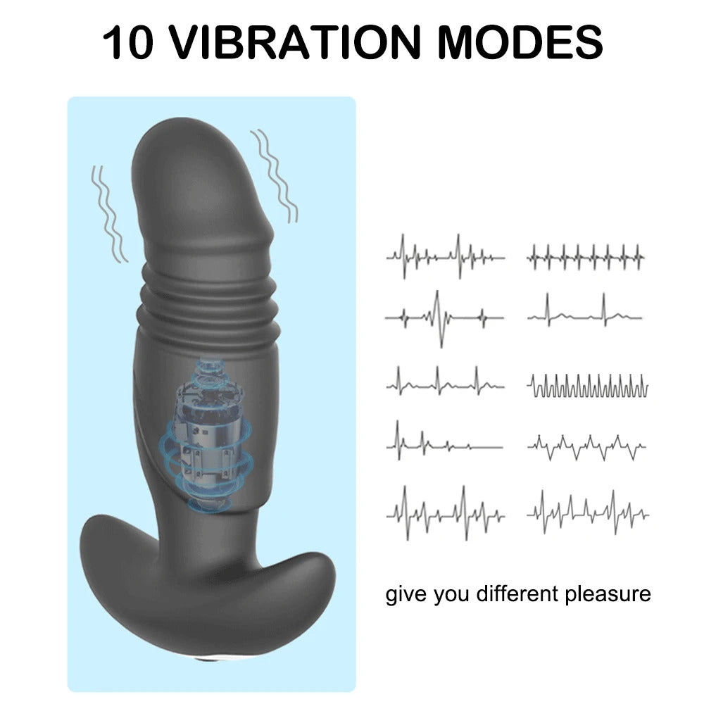 NVToys LUKA Telescopic Thrusting Prostate Massager Sex Toy for Anal Game