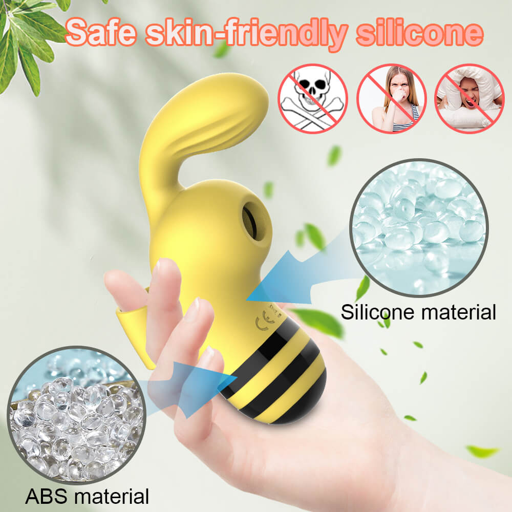 Powerful Vagina Sucking Bee Vibrator Clitoris Vacuum Stimulator Female Suction Vibrating Massager-ZhenDuo Sex Shop-ZhenDuo Sex Shop