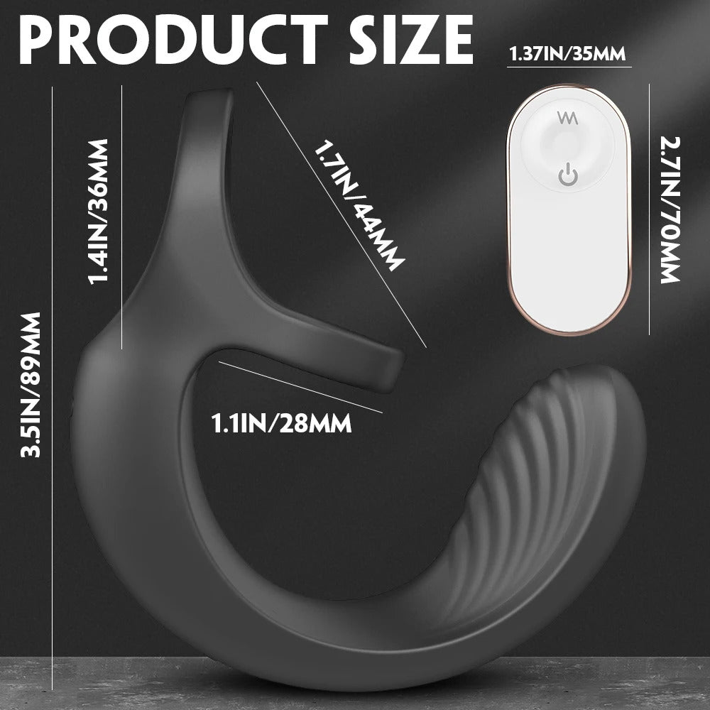 S-Hande S273 Wireless Vibrating Cock Ring Prostate Massager