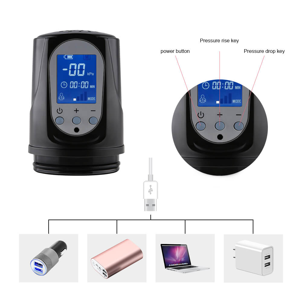 Iphisi Electric Vacuum Penis Pump for Male Enlargement Enhancer-ZhenDuo Sex Shop-ZhenDuo Sex Shop