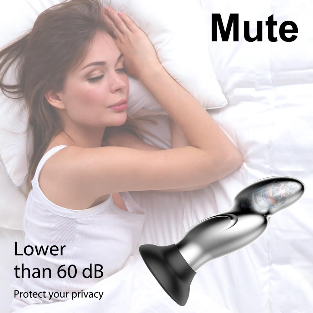 Stainless Steel Vibtrating Metal Butt Plug Prostata Massager For Men Woman-ZhenDuo Sex Shop-ZhenDuo Sex Shop