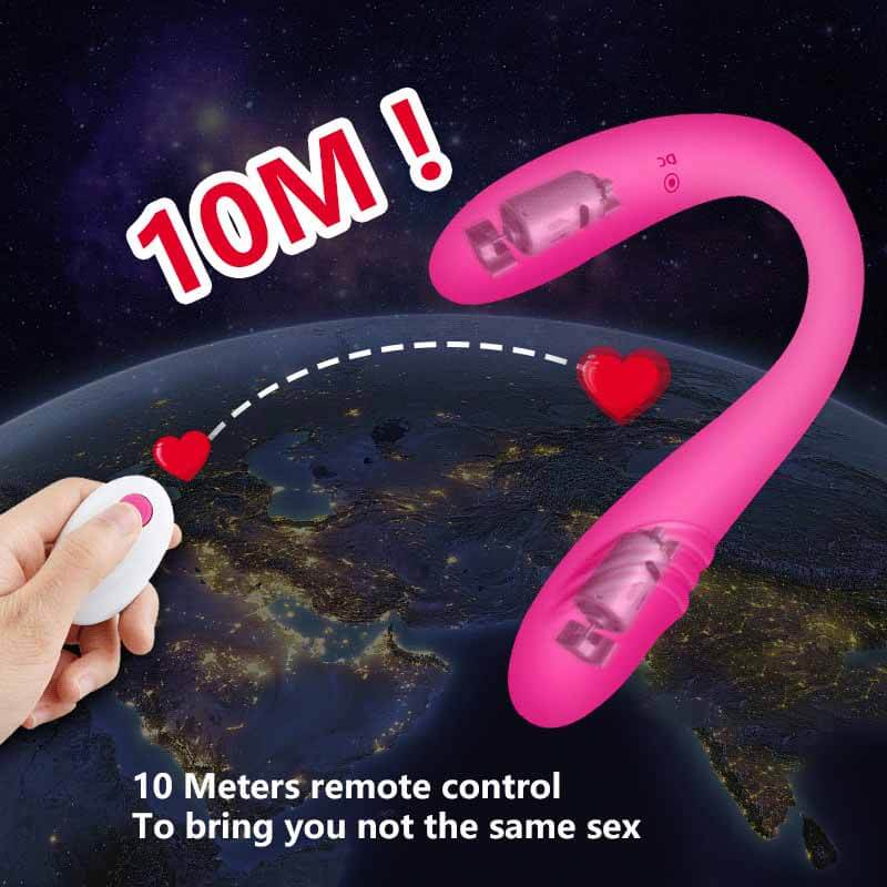 Wireless Reomte Control Vibrating Double Ended Dildo Vibrator 14.6inch-ZhenDuo Sex Shop-ZhenDuo Sex Shop