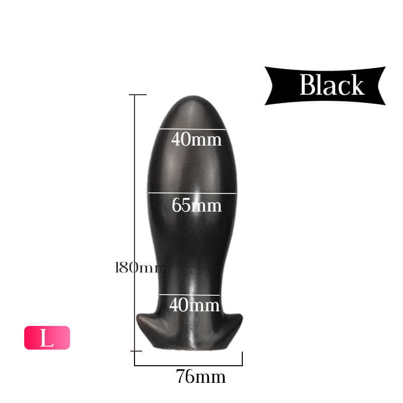 Dragon Egg Huge Butt Plug Anal Sex Toys Adult Buttplug-ZhenDuo Sex Shop-black-L-ZhenDuo Sex Shop