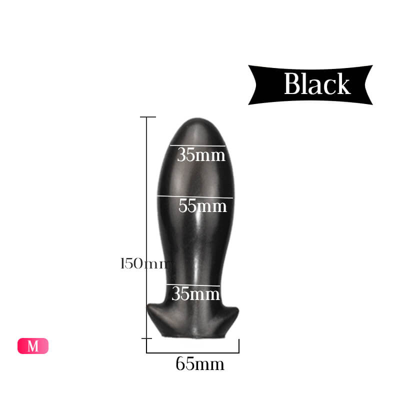 Dragon Egg Huge Butt Plug Anal Sex Toys Adult Buttplug-ZhenDuo Sex Shop-black-M-ZhenDuo Sex Shop