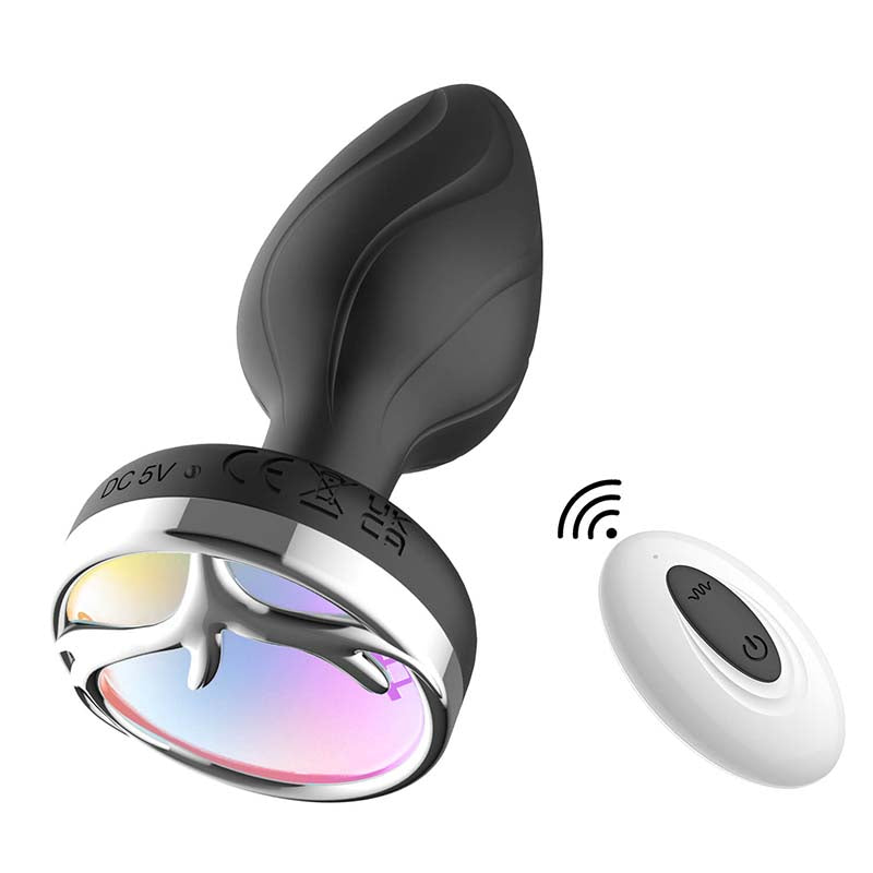 10 Vibration Modes Anal Plug Luminous Color Remote Control Butt Plug-ZhenDuo Sex Shop-deer-ZhenDuo Sex Shop
