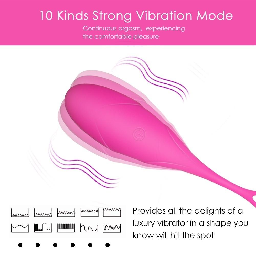 10 Speed Wireless Remote Control Bullet Vibrators Egg-ZhenDuo Sex Shop