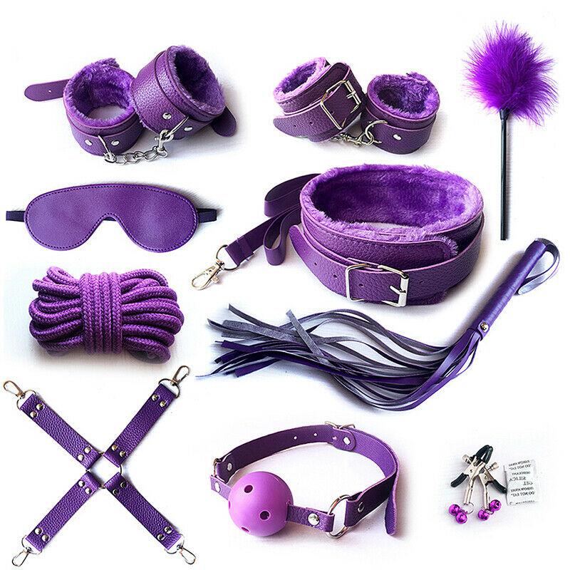 10Pcs/Set Whip Rope Neck Bondage Clip BDSM Toys-ZhenDuo Sex Shop