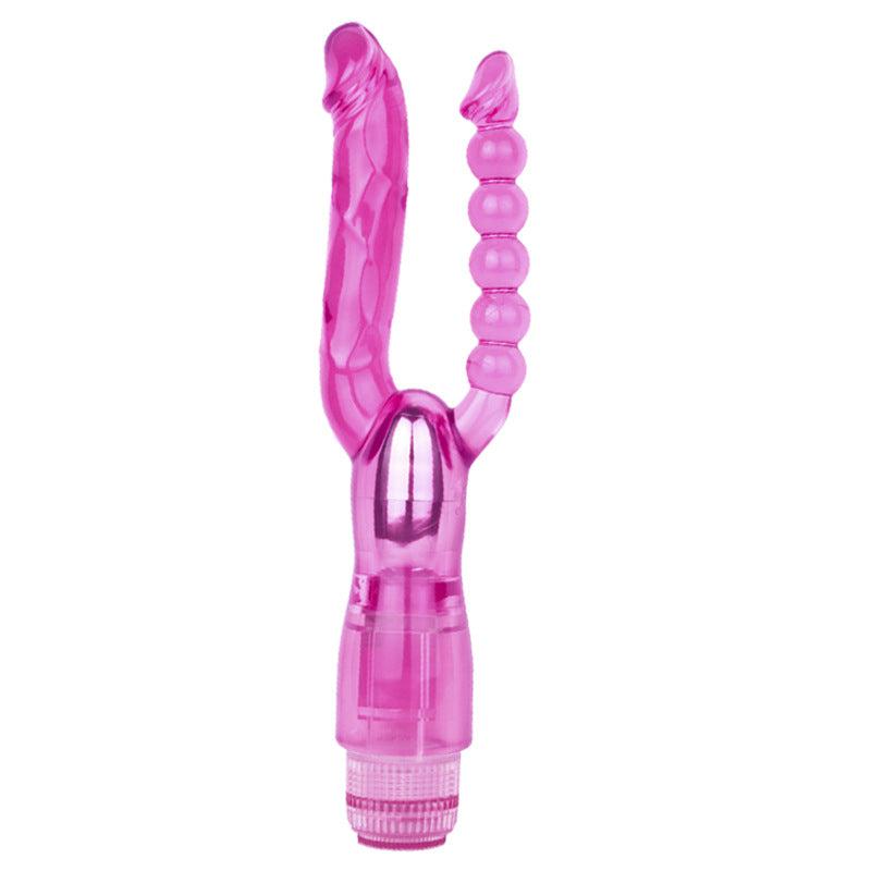 Dual Penetrator Vibe with Anal Beads-vibrator-ZhenDuo Sex Shop-pink-ZhenDuo Sex Shop