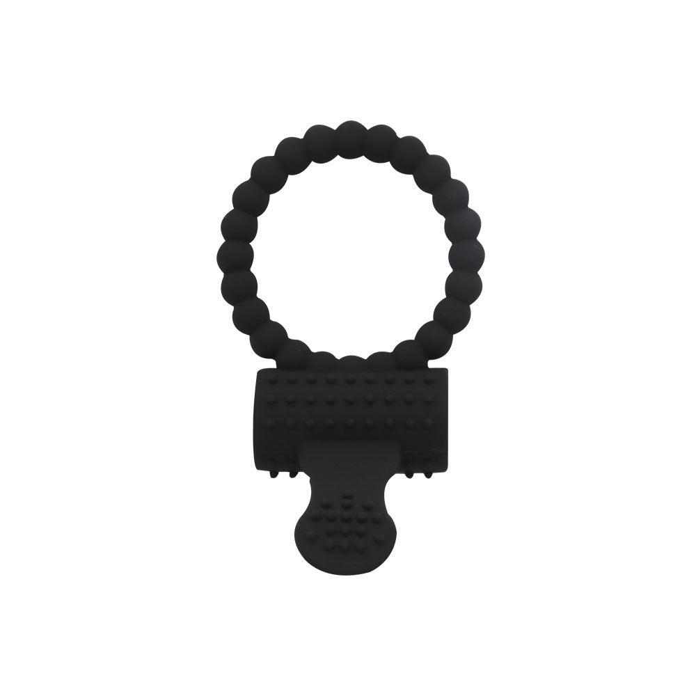 Delay Ejaculation Silicone Vibrating Tougue Penis Ring-ZhenDuo Sex Shop-black-ZhenDuo Sex Shop